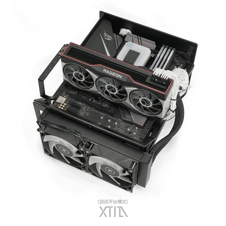 XTIA Xproto-ATX V2 ATX/MATX open layout pc case