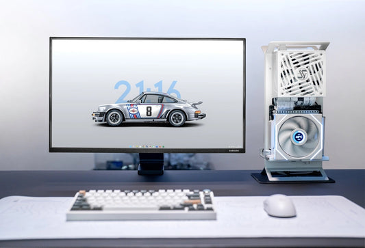 XTIA Xproto-L (V2)  case Open layout  ITX PC frame