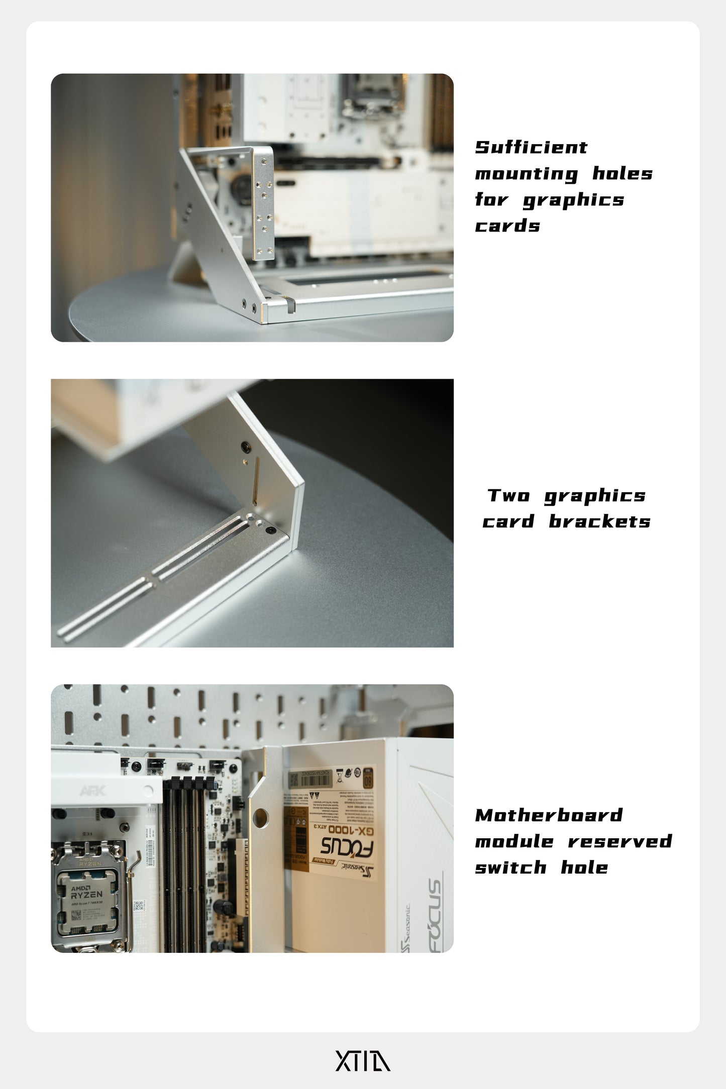 XTIA Xproto-Z MATX  Open Frame