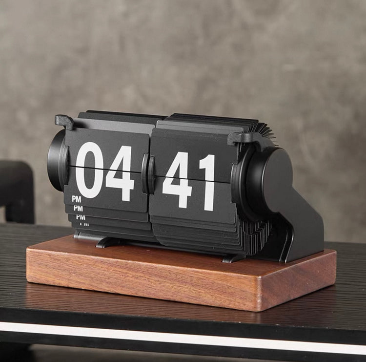 Smart Mechanical Flip Clock (Bluetooth & Auto-Sync)