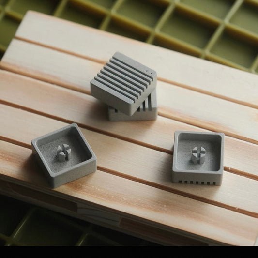 Redcap Retro Minimalist CNC Aluminum Metal Arrow Keycap Set for Mechanical Keyboards