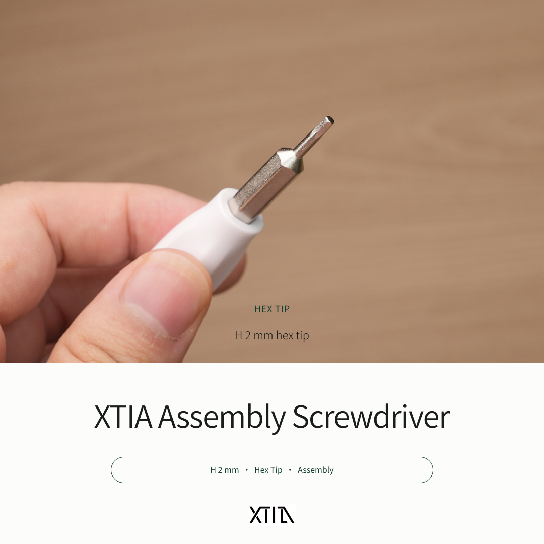 XTIA Screwdriver (inclued 4mm cross & 2mm hexagon)