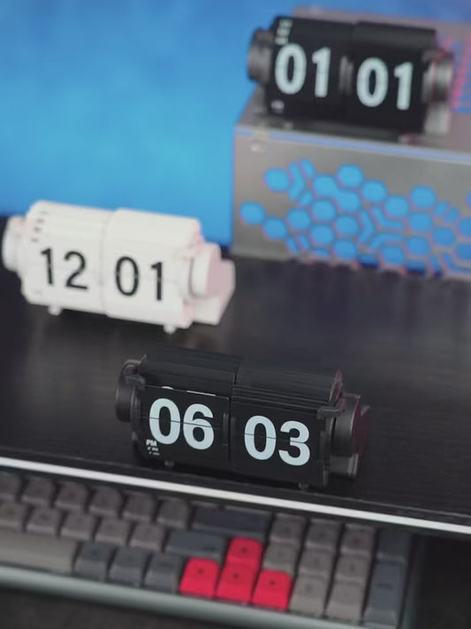 Smart Mechanical Flip Clock (Bluetooth & Auto-Sync)