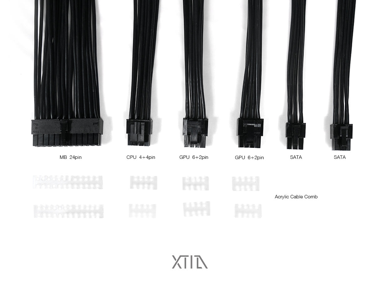 XTIA  Modular Cables service(2024 ATX 3.0 version)