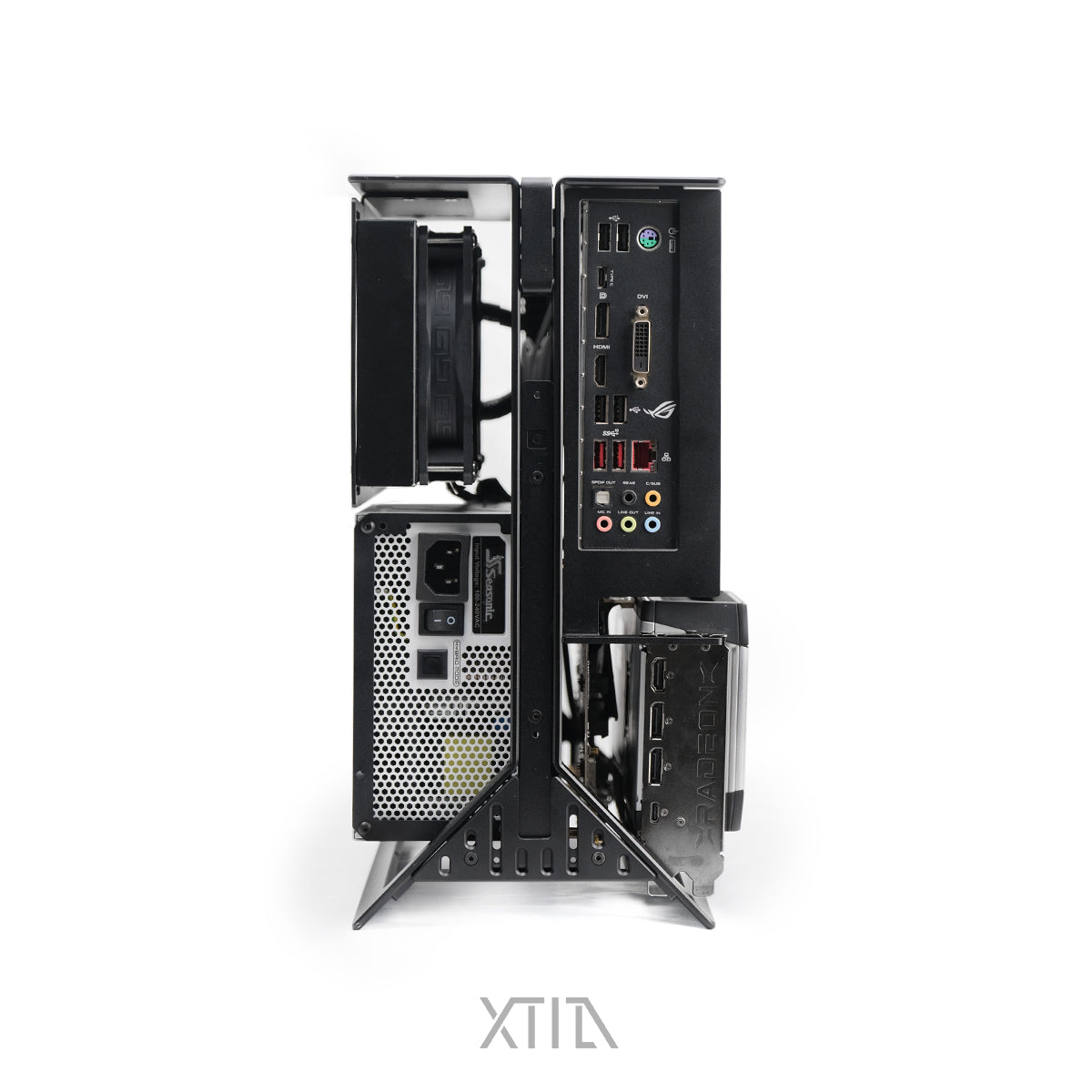 XTIA Xproto-ATX  V2  ATX/MATX open layout pc case