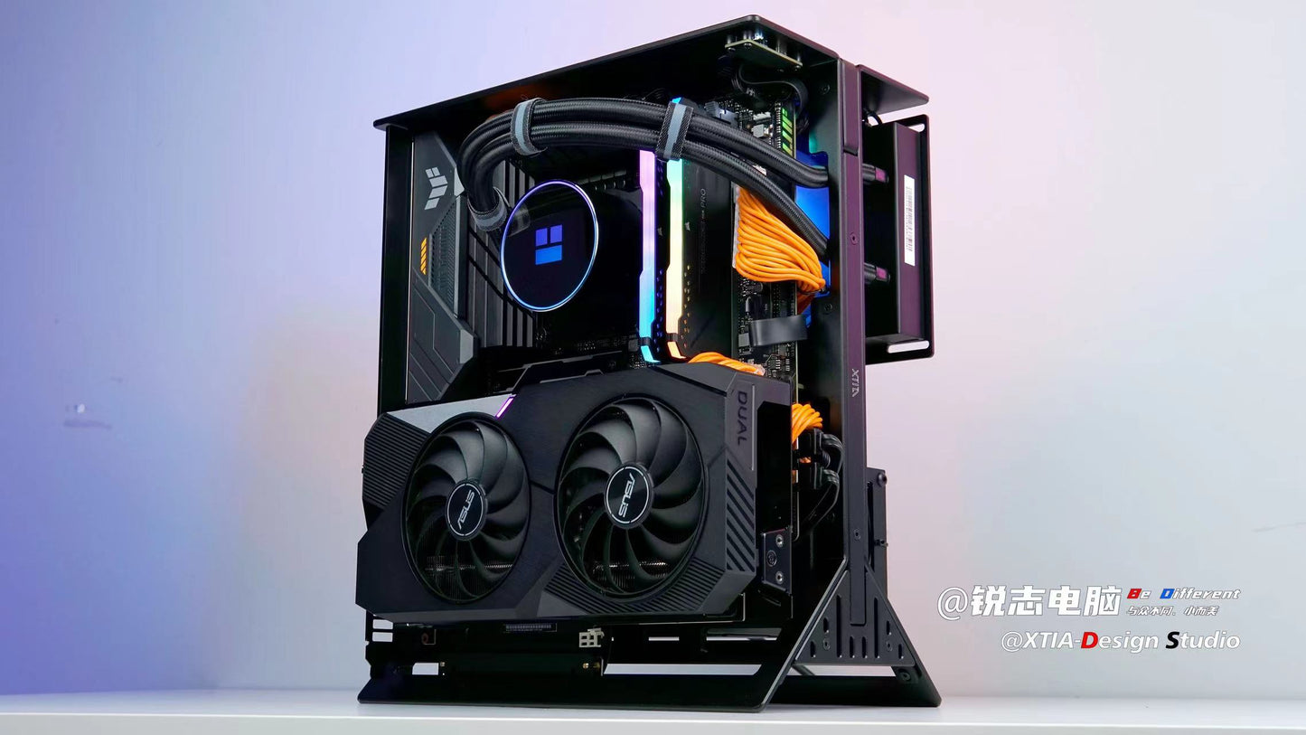XTIA Xproto-ATX  V2  ATX/MATX open layout pc case