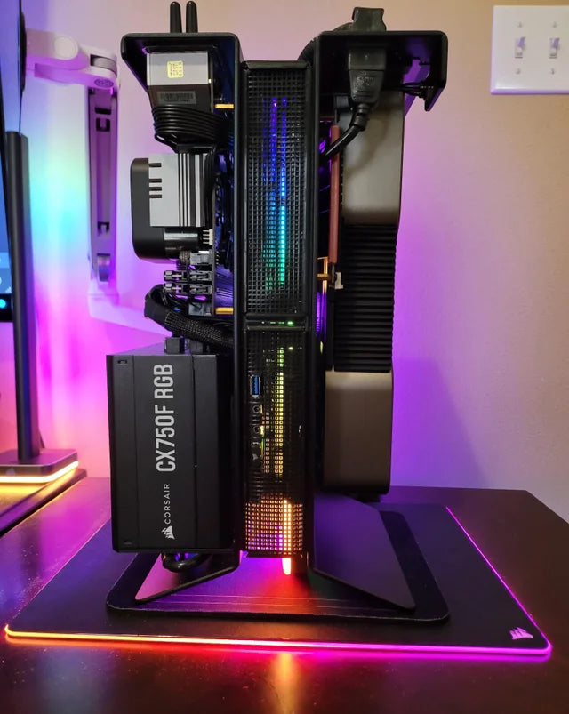 XTIA Xproto-L (V2)  case Open layout  ITX PC frame