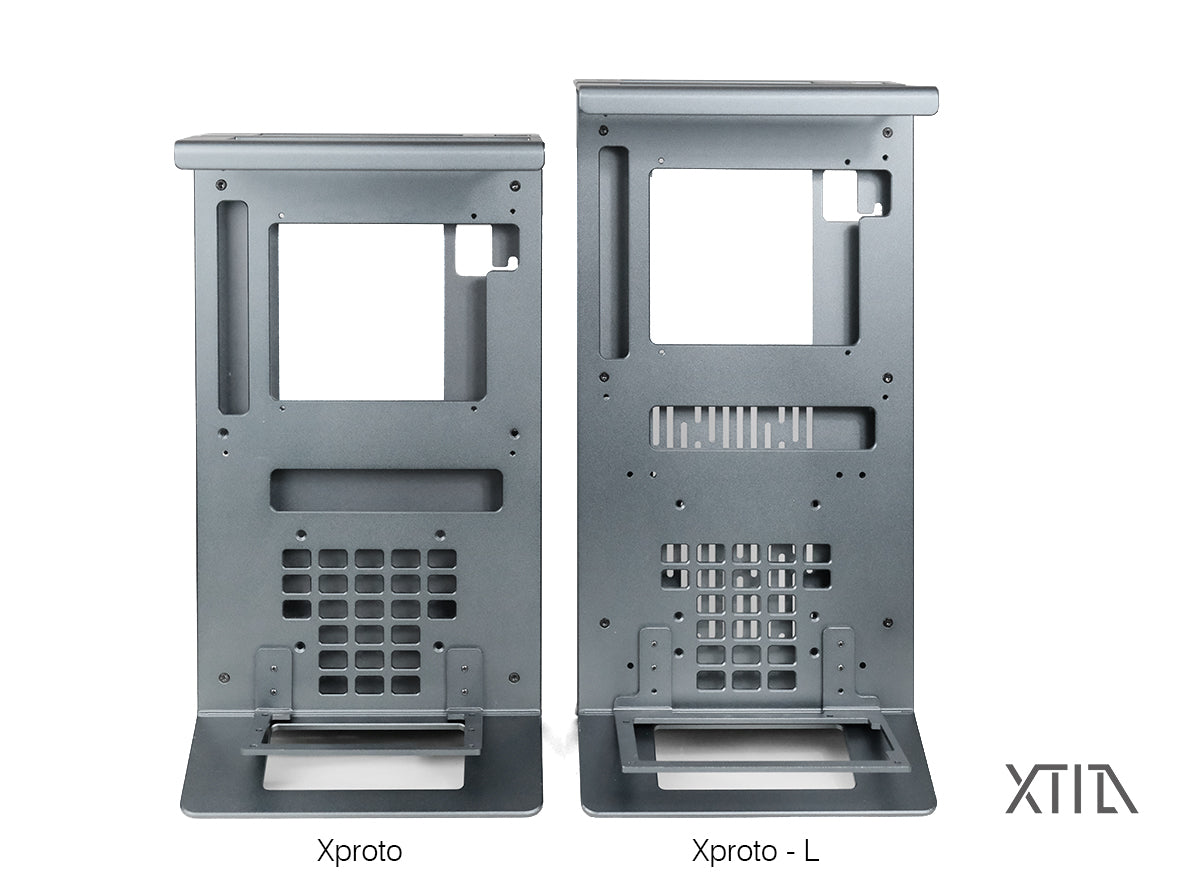 XTIA Xproto-L (V2)  case Open layout  ITX PC frame